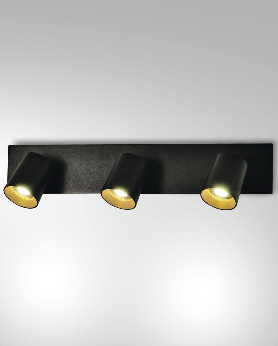 Spot Modo 3 lumières noir