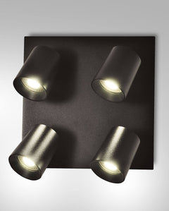 Spot Modo 4 lumières noir