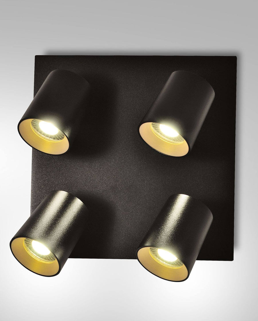 Spot Modo 4 lumières noir