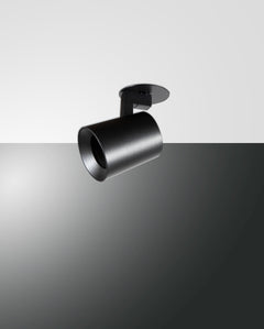 Plafonnier Modo noir, H 7,8 cm