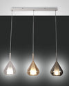 Suspension Lila 3 lumières ambrée (3481-48-297)