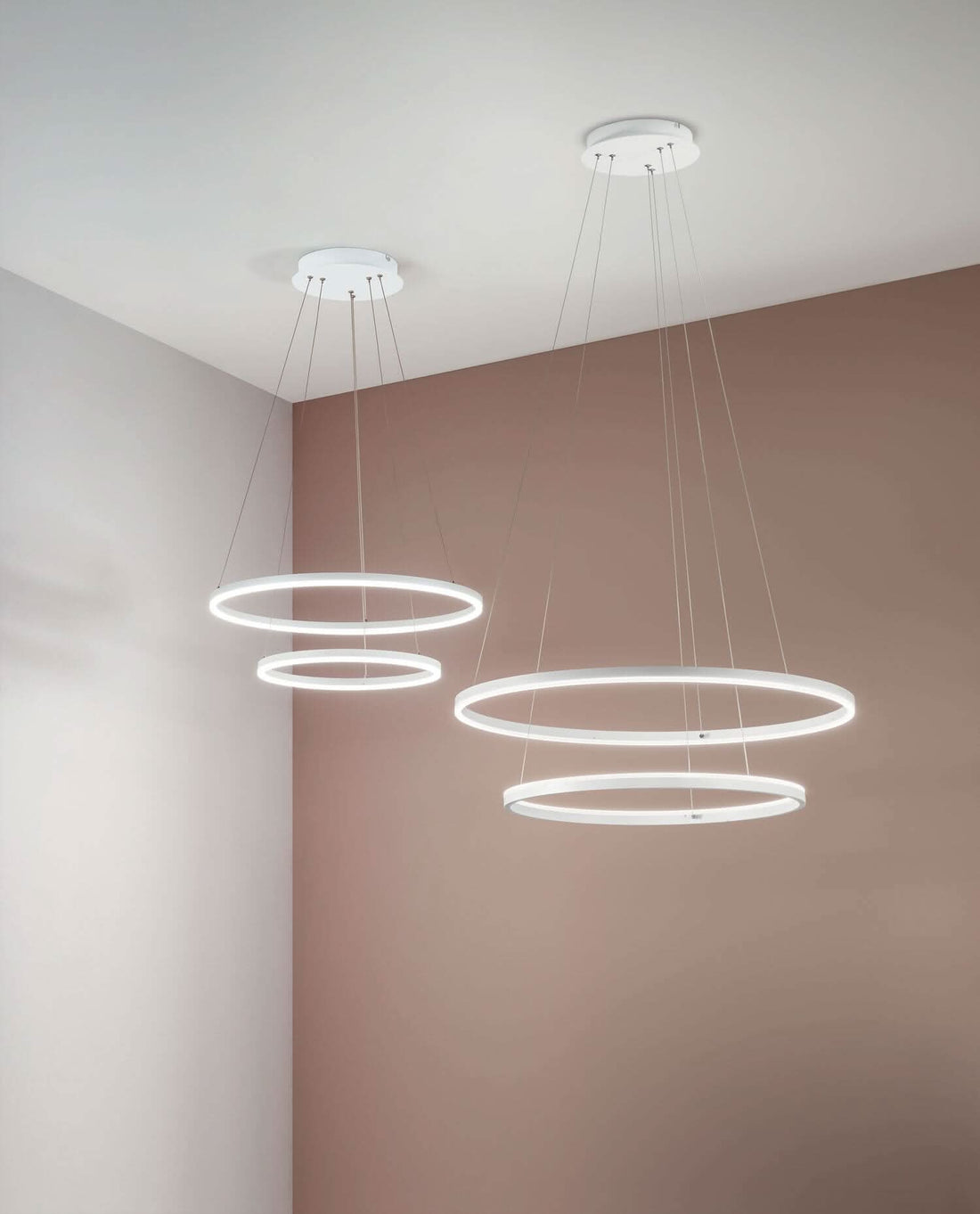Suspension Giotto blanche, Ø 60 cm (3508-45-102)
