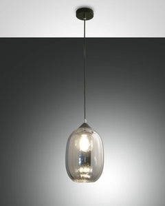 Suspension Infinity grise, Ø 20 cm