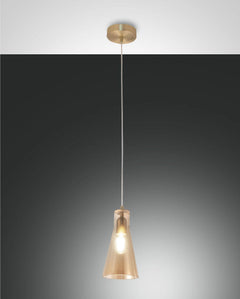 Suspension Dafne laiton