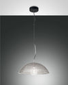 Suspension Diamond noire et fumée