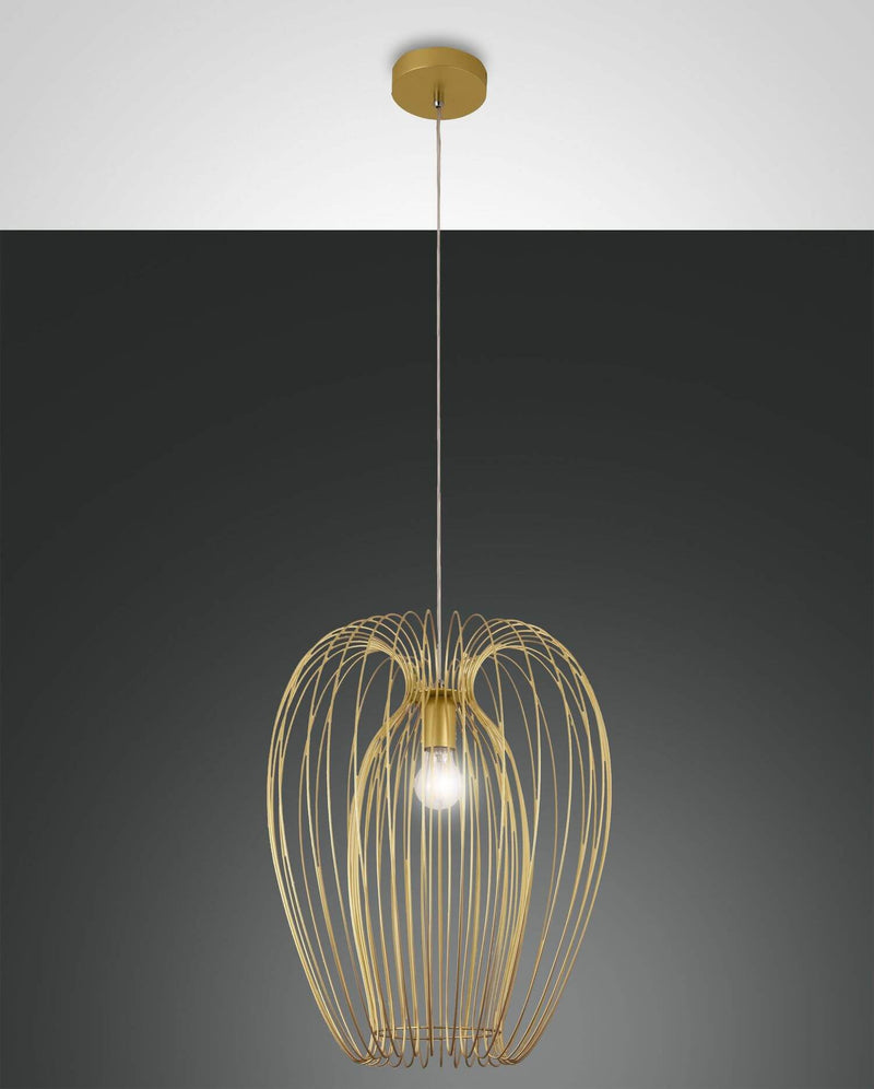 Suspension luminaire | Camp Dorée Ø 40 cm