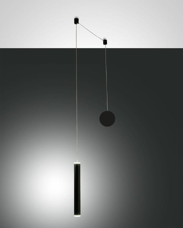 Suspension Prado noire, Ø 3,7 cm (3685-41-101)