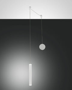 Suspension Prado blanche, Ø 3,7 cm (3685-41-102)