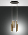 Suspension Prado laiton, Ø 40 cm