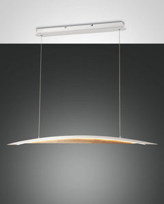 Suspension Cordoba blanche, bois