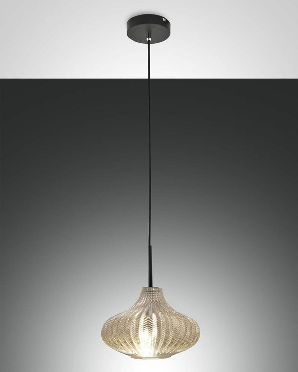 Suspension luminaire | Budelli Noire