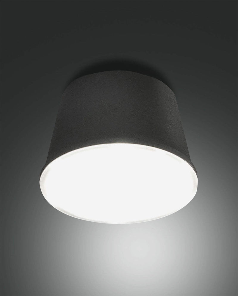 Lampe extérieure Armanda noire, Ø 10 cm