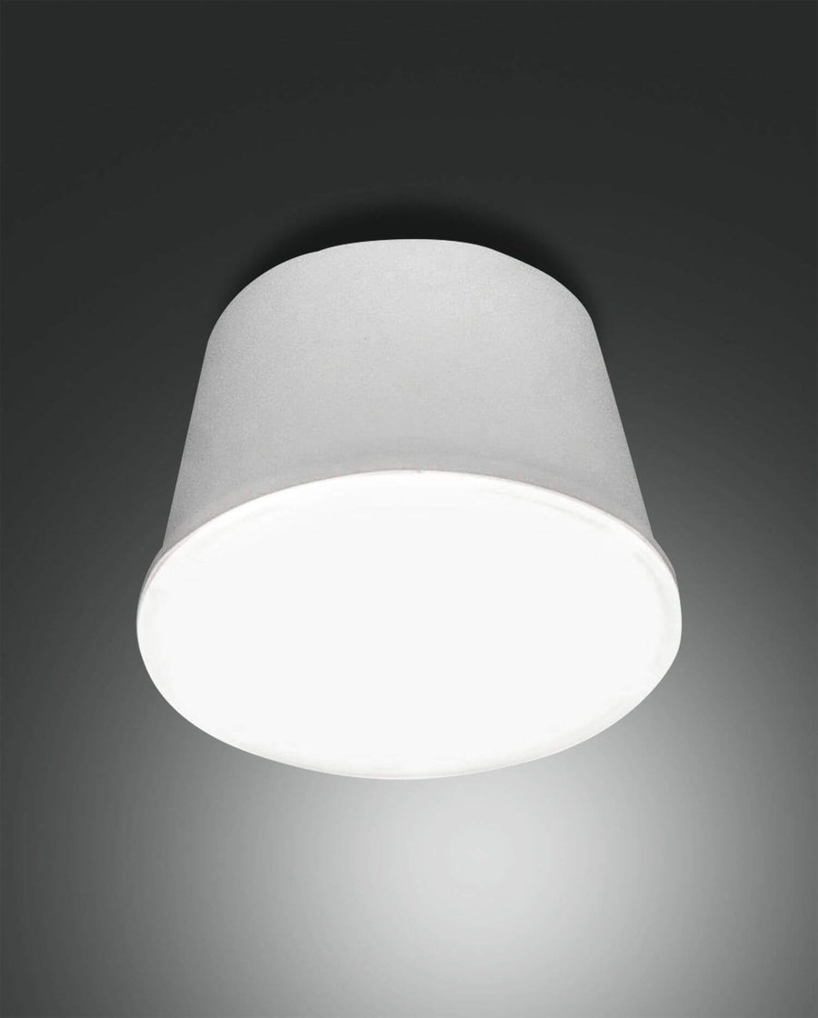 Lampe extérieure Armanda blanche, Ø 12 cm