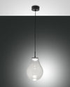 Suspension Noa transparente, verre