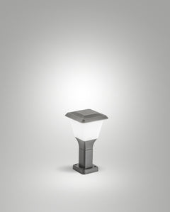 Borne extérieure Lena Dark Grey grise, H 30 cm