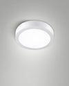 Plafonnier extérieur Nicole CCT blanc, Ø 18 cm