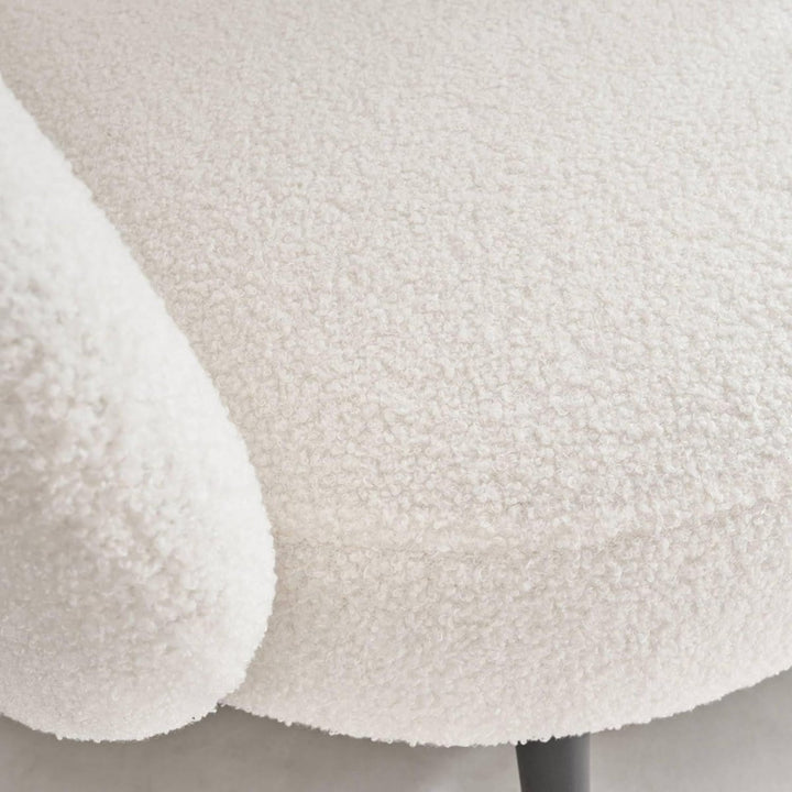 Fauteuil Bouclette Cosy Cream | Kobold - Designix Fauteuil