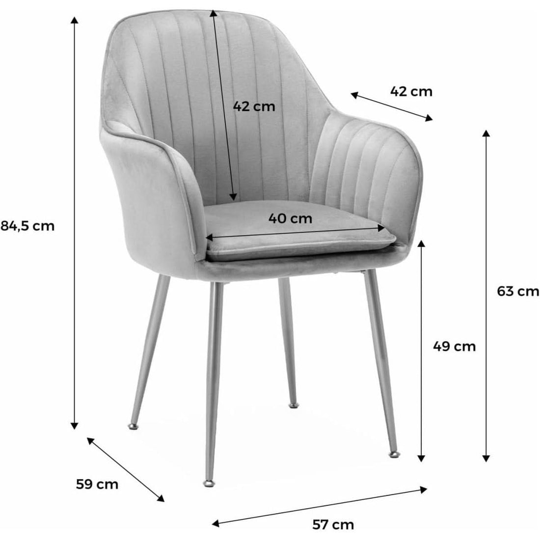 Fauteuil Bouclette Polyvalent Noir | Nuage