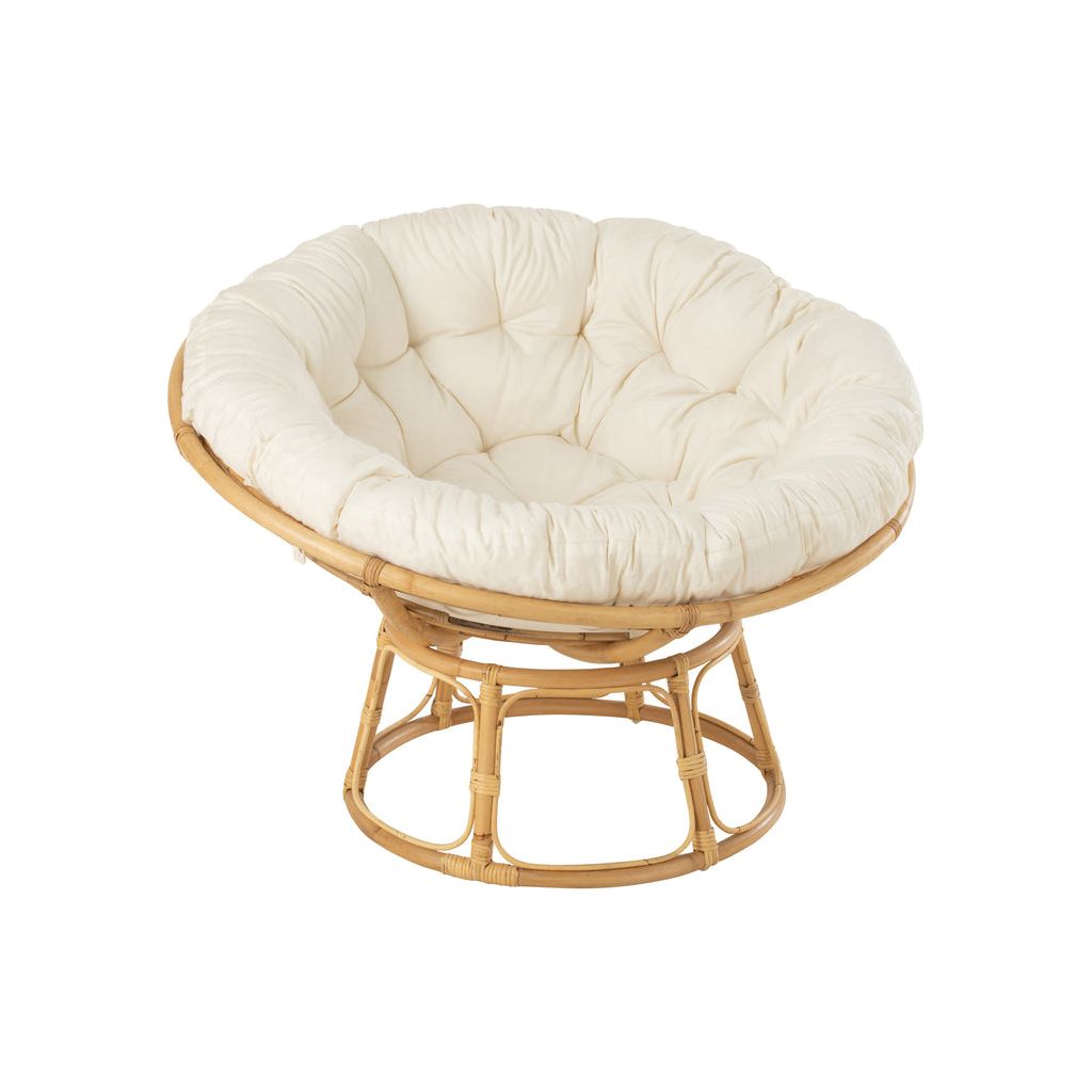 Fauteuil Céline Rotin Naturel | Tila - Designix Fauteuil