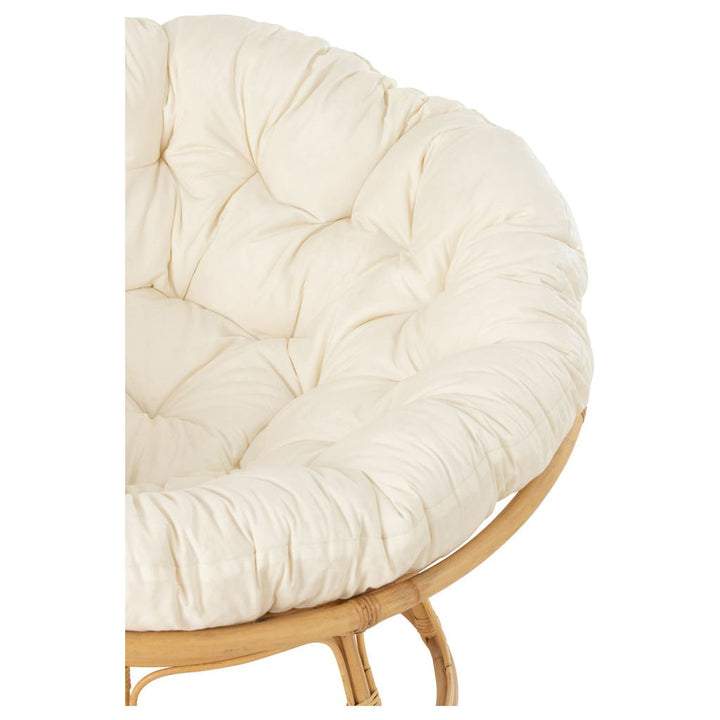 Fauteuil Céline Rotin Naturel | Tila - Designix Fauteuil