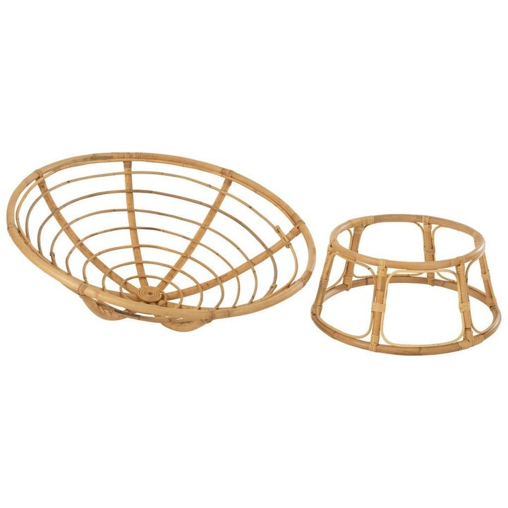 Fauteuil Céline Rotin Naturel | Tila - Designix Fauteuil
