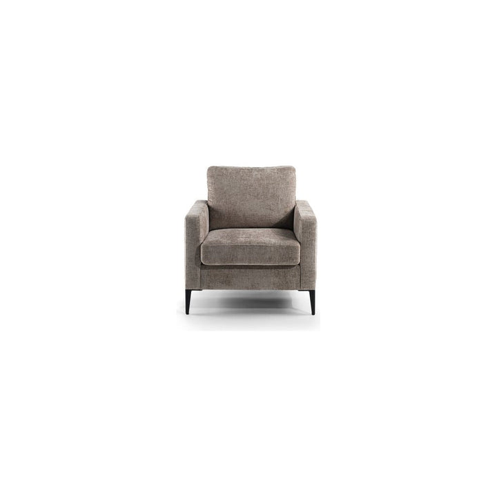 Fauteuil Confortable en Tissu | Élégance Champagne - Designix Fauteuil