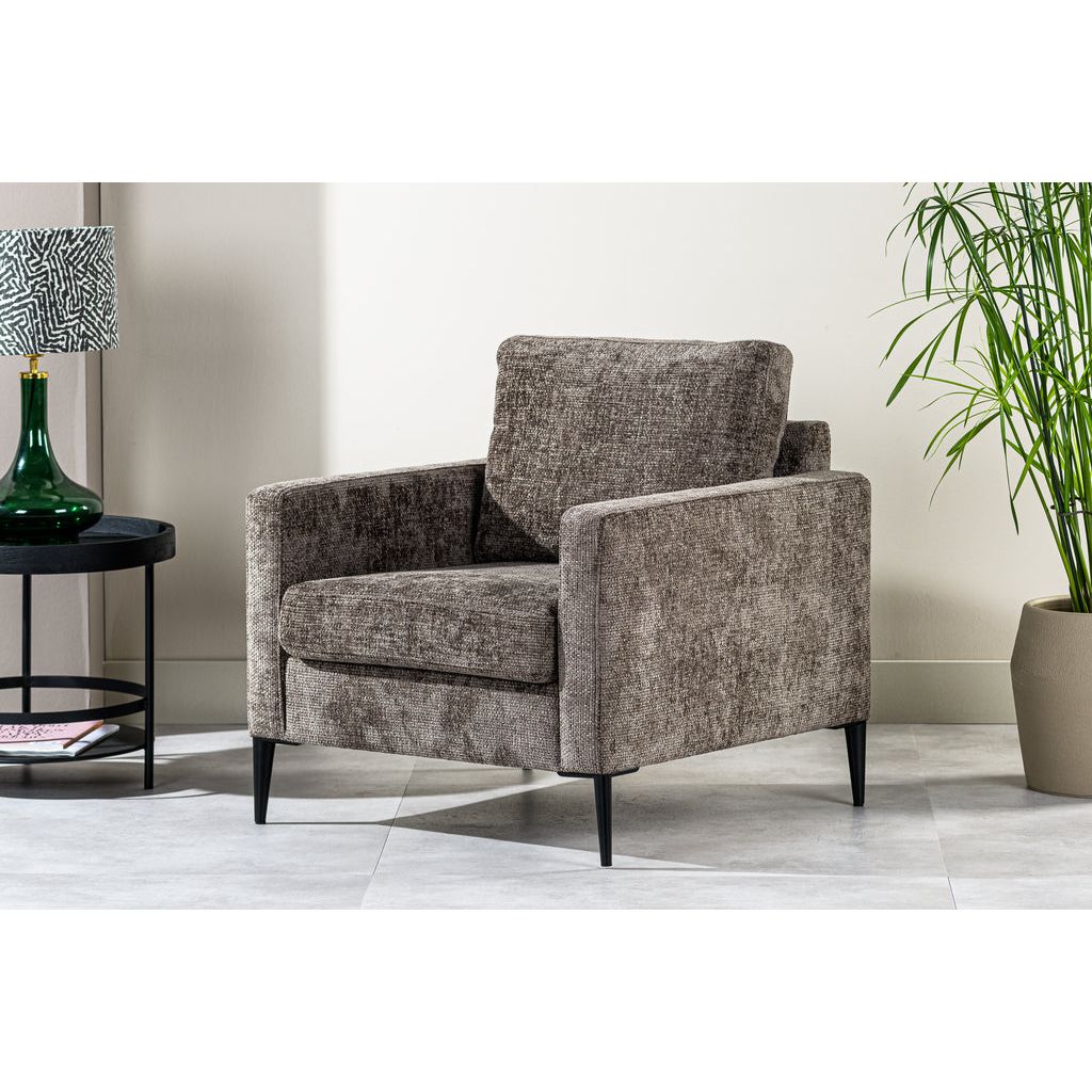 Fauteuil Confortable Salon | Marron Élégant - Designix Fauteuil