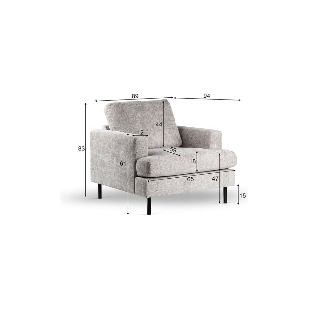 Fauteuil Design Confortable | Zenith - Designix Fauteuil