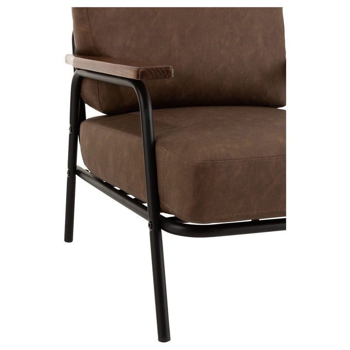 Fauteuil Métal Marron | Wire - Designix Fauteuil