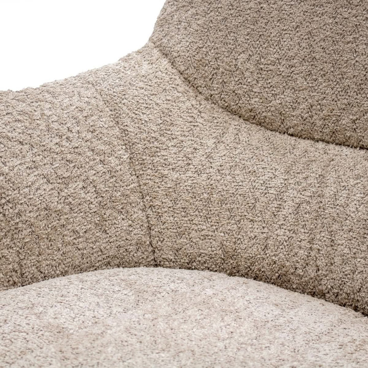 Fauteuil Pivotant Beige Moderne Et Confortable | NOVA - Designix
