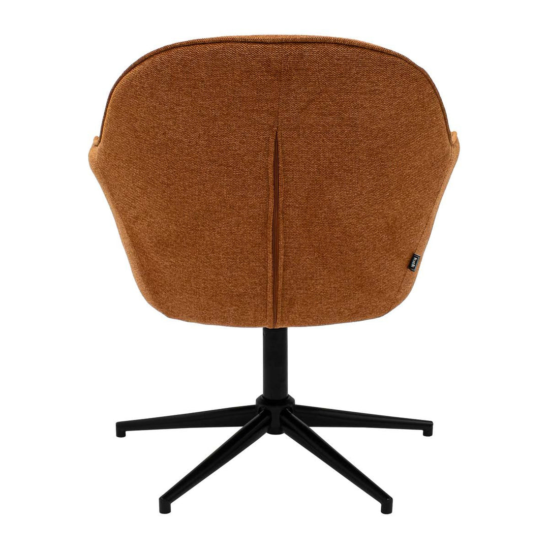 Fauteuil Pivotant Design Confort Tissu Doux Couture 360 Degrés | VYRA - Designix