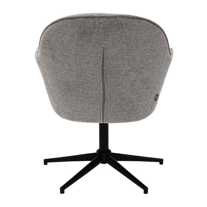 Fauteuil Pivotant Gris Foncé, Confort et Soutien Lombaire | LUXA - Designix