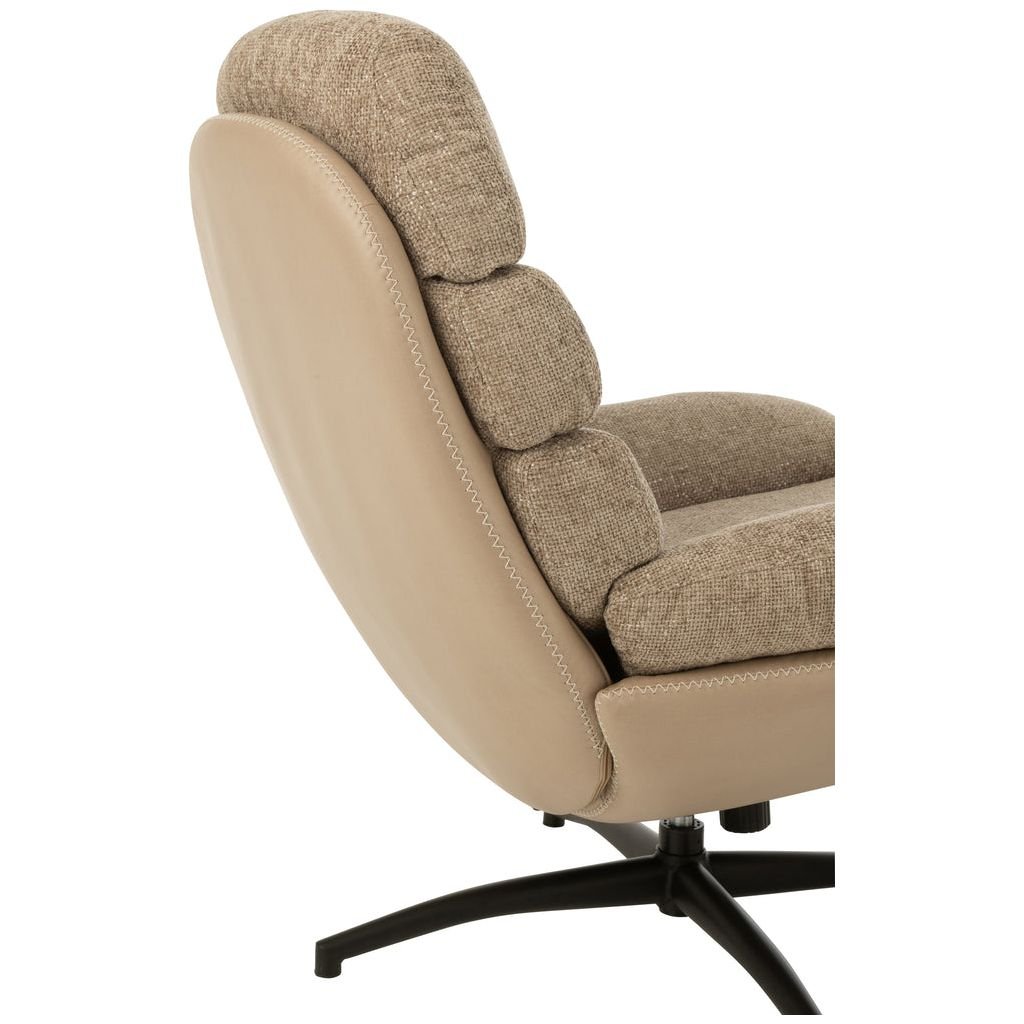 Fauteuil Relax Gris Foncé Métal | Enio - Designix Fauteuil