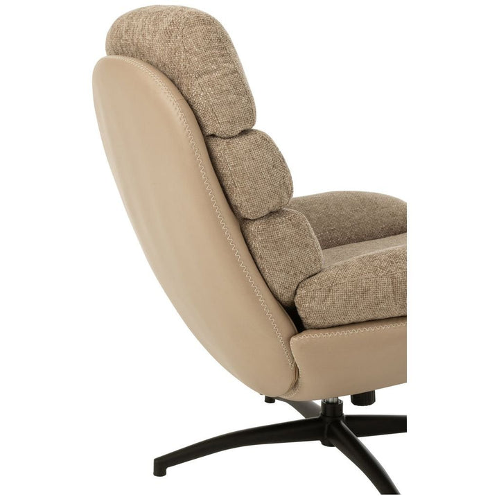Fauteuil Relax Gris Foncé Métal | Enio - Designix Fauteuil