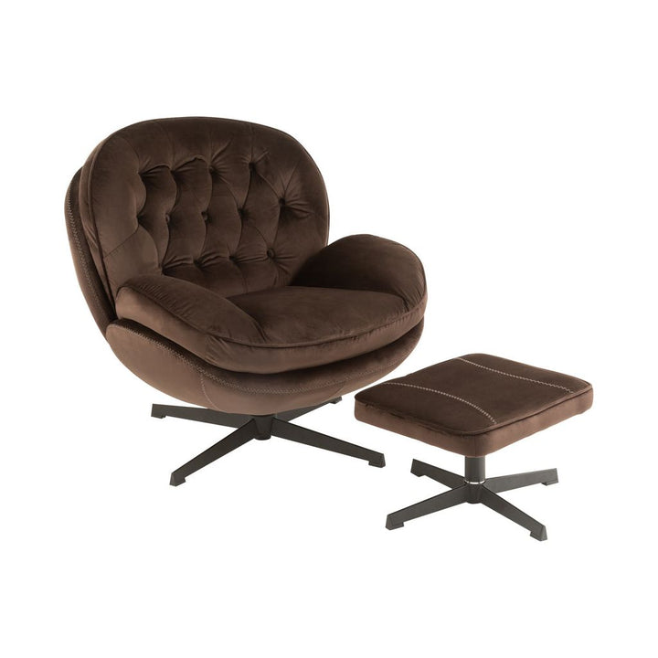 Fauteuil Relax Marron Foncé | File - Designix Fauteuil