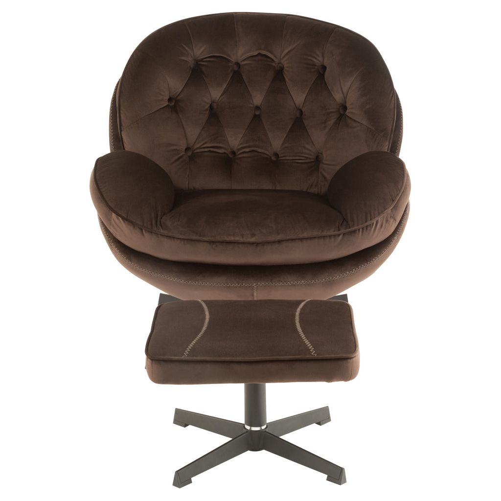 Fauteuil Relax Marron Foncé | File - Designix Fauteuil