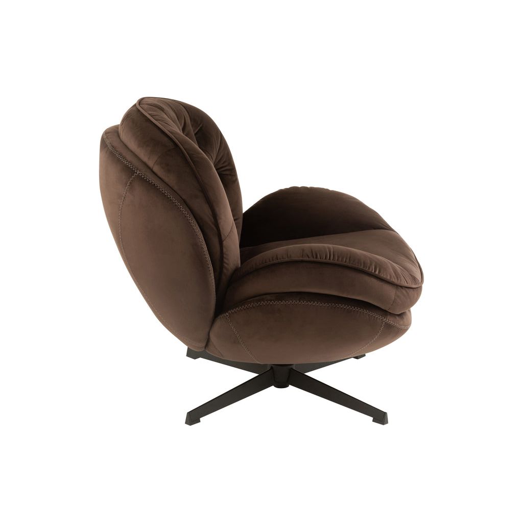 Fauteuil Relax Marron Foncé | File - Designix Fauteuil