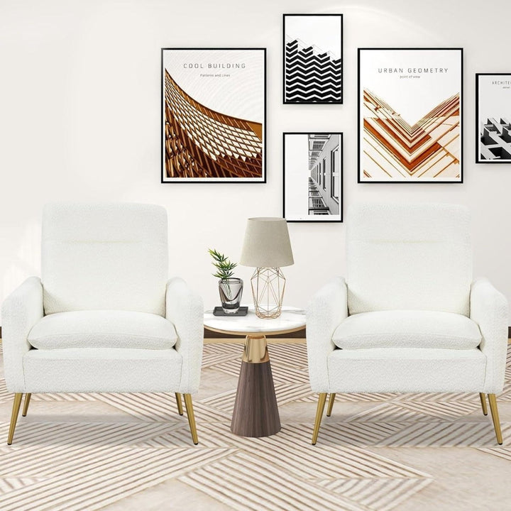 Fauteuil Salon Molleton Blanc | Vortex - Designix Fauteuil