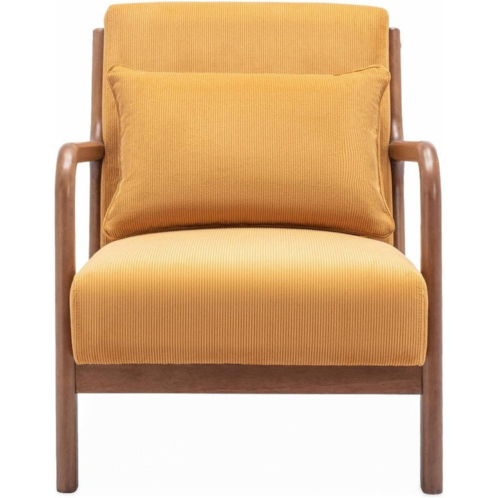 Fauteuil Velours Ocre Scandinave | Mistique - Designix Fauteuil