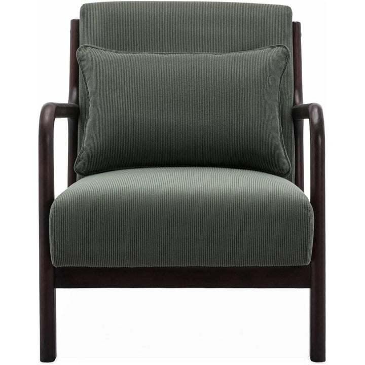 Fauteuil Velours Vert Scandinave | Plume - Designix Fauteuil