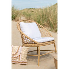 Fauteuil Zayo Métal Beige | Erya