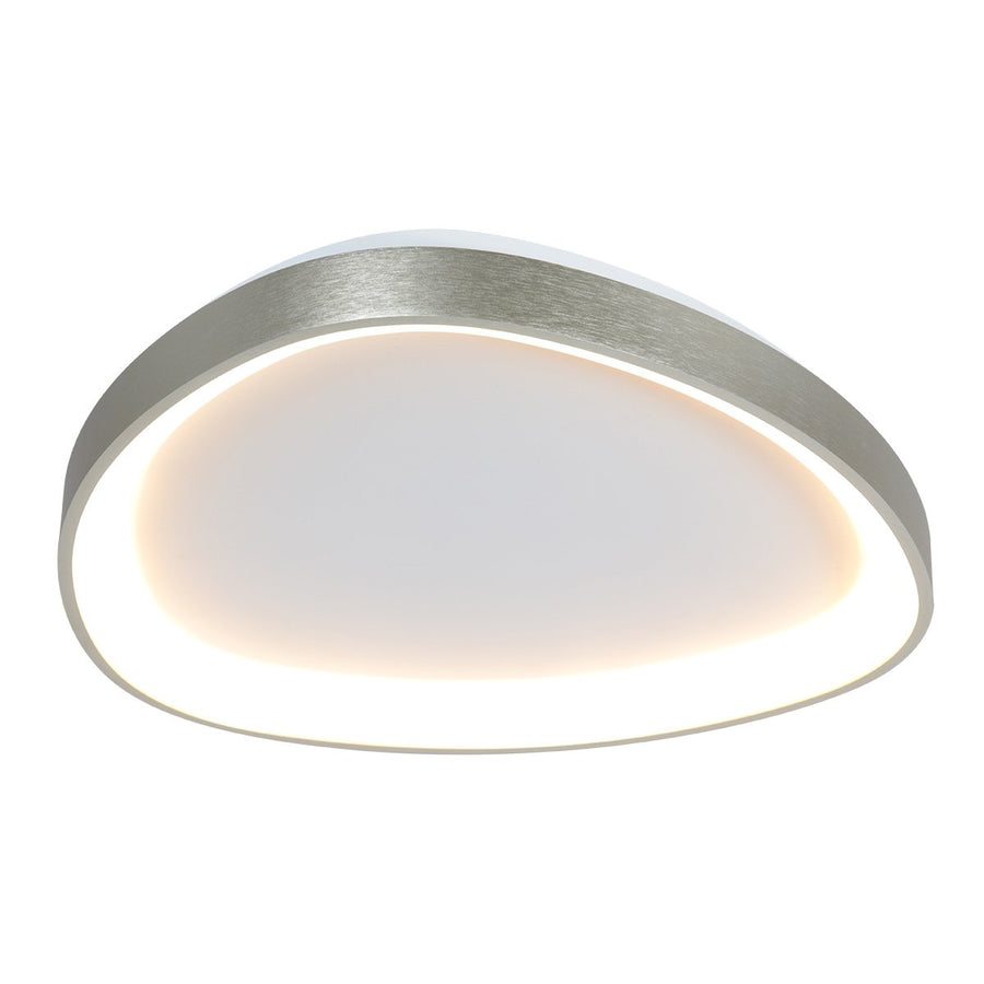 Plafonnier Lioras argenté, 45 cm