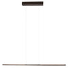 Suspension luminaire Bande marron