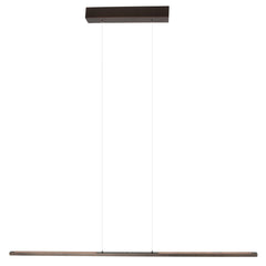 Suspension luminaire Bande marron