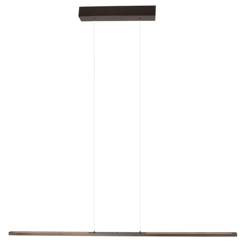 Suspension luminaire Bande marron
