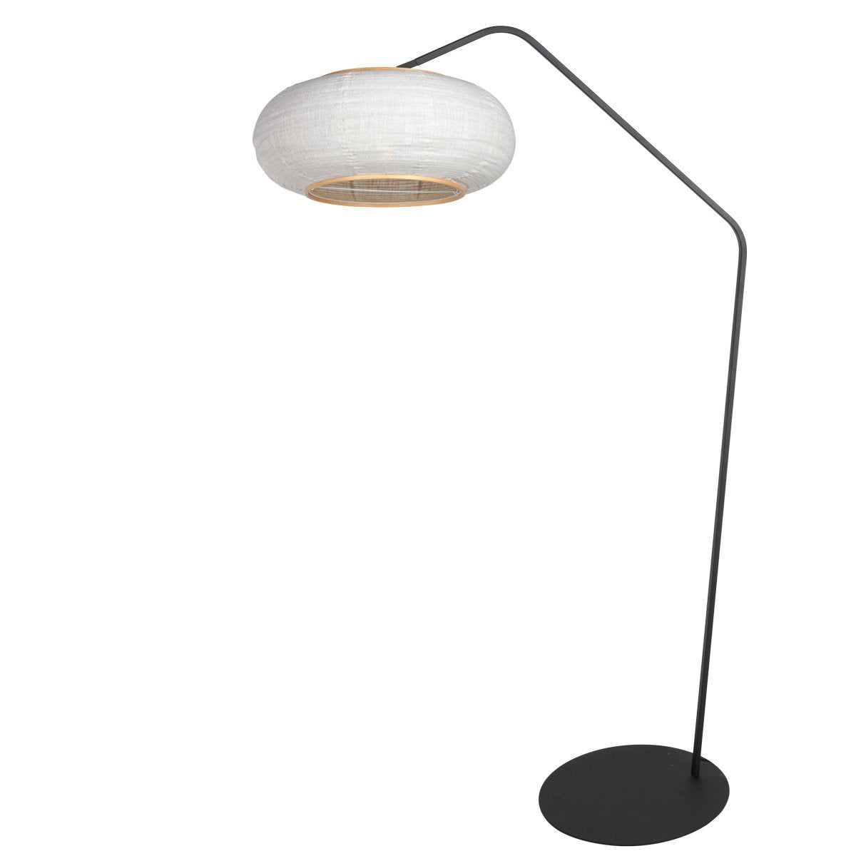 Lampadaire Anne-Zigzag noir