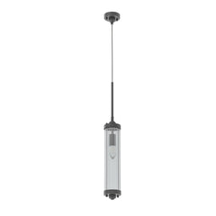 Suspension Fiatto I noire, verre