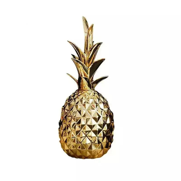Figurine Ananas Céramique Luxe | Ivo - Designix Statuette Noir