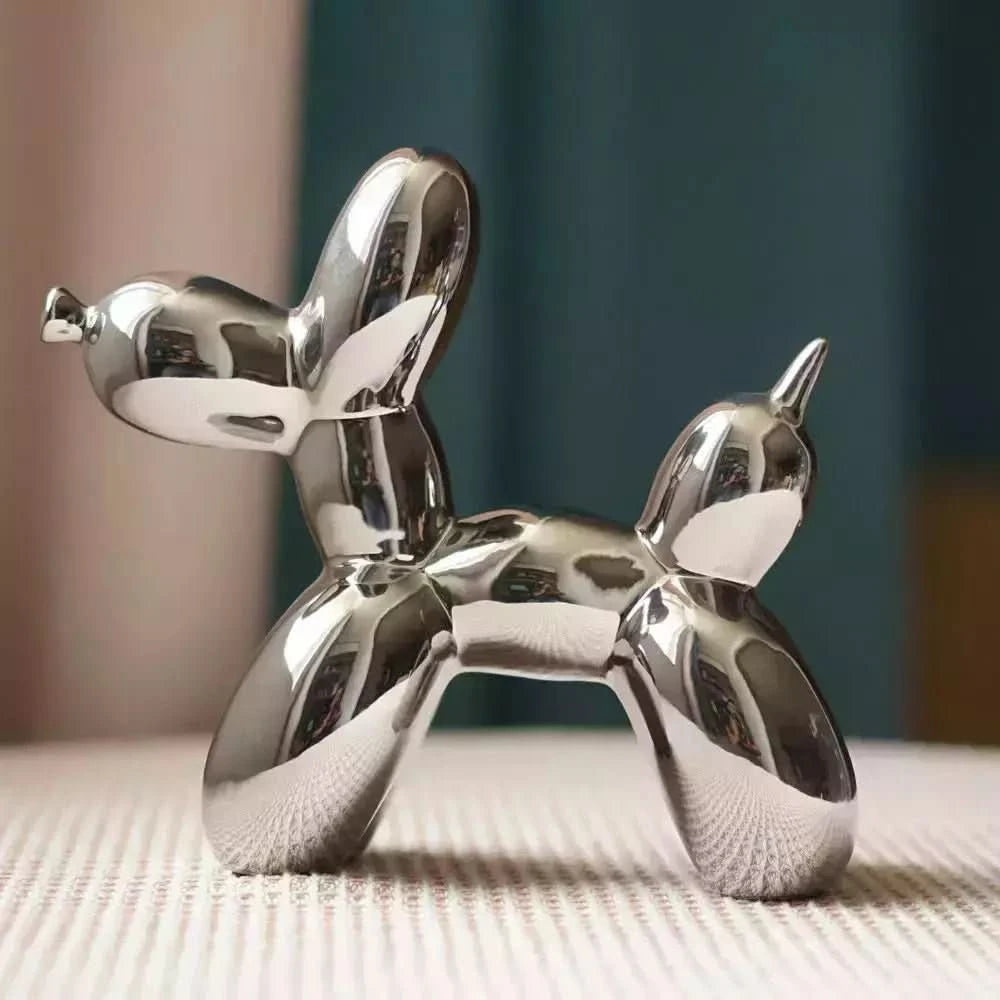 Figurines Chien Ballon Céramique | Ino