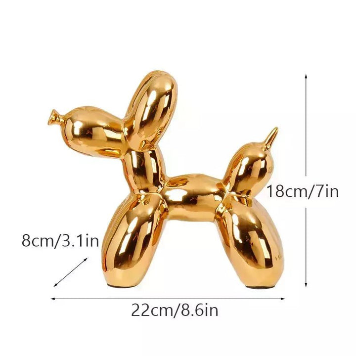 Figurines Chien Ballon Céramique | Ino - Designix Statuette Multicolore